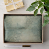 stijl groengrijze achtergrond bloemen tissuepapier (Geschenk)