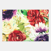  stijl grote Waterverf bloemen Inpakpapier Vel (Voorkant)