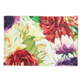  stijl grote Waterverf bloemen Kussensloop (Achterkant)