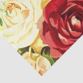  stijl grote Waterverf bloemen Tissuepapier (Detail)