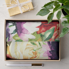  stijl grote Waterverf bloemen Tissuepapier