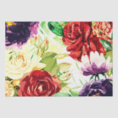  stijl grote Waterverf bloemen Tissuepapier (Voorkant)