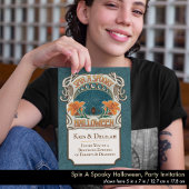  stijl Halloween Invitation Dark Whimsy Kaart