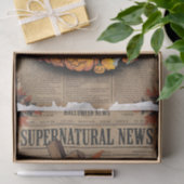  stijl Halloween krant Cross Ghost Tissuepapier (Geschenk)