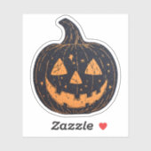  stijl Halloween pompoen Sticker (Vel)