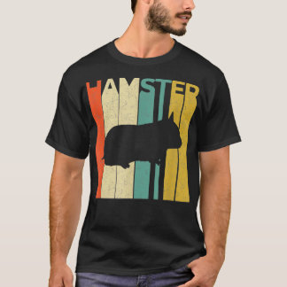  stijl hamster retro dierlijke hamster liefhebber t-shirt