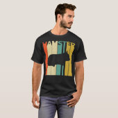  stijl hamster retro dierlijke hamster liefhebber t-shirt (Voorkant volledig)