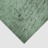  stijl handschrift op een groene achtergrond tissuepapier (Detail)