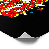 Stijl Happy 100th 100 Days of School Poster (Hoek)