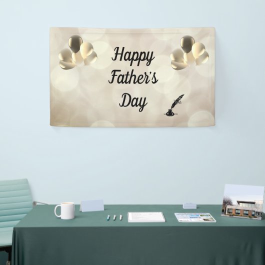 stijl Happy Father Day Spandoek (Beurs)