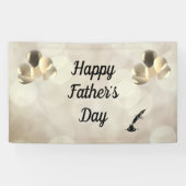 stijl Happy Father Day Spandoek (Horizontaal)