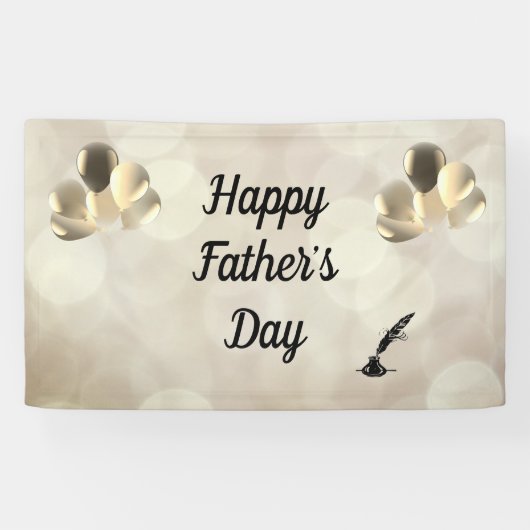  stijl Happy Father Day Spandoek (Horizontaal)