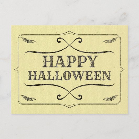 stijl Happy Halloween Briefkaart (Voorkant)