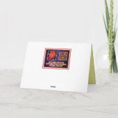  stijl Happy PaasKaart Bedankkaart (Achterkant)