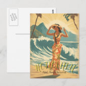  stijl Hawaii reizen Briefkaart (Voorkant / Achterkant)