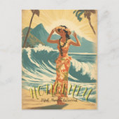 stijl Hawaii reizen Briefkaart (Voorkant)