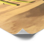  stijl Hawaii reizen Poster (Hoek)