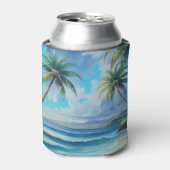  stijl Hawaiiaanse reizen Aloha van Hawaï Blikjeskoeler (Blikje Voorkant)