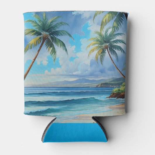  stijl Hawaiiaanse reizen Aloha van Hawaï Blikjeskoeler (Voorkant)