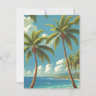  stijl Hawaiiaanse reizen Aloha van Hawaï Briefkaart