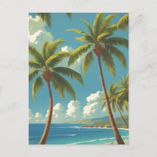  stijl Hawaiiaanse reizen Aloha van Hawaï Briefkaart (Voorkant)