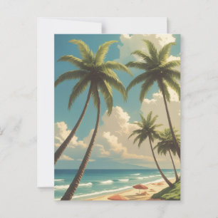  stijl Hawaiiaanse reizen Aloha van Hawaï Briefkaart