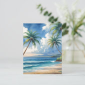  stijl Hawaiiaanse reizen Aloha van Hawaï Feestdagenkaart (Staand voorkant)