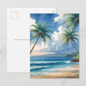  stijl Hawaiiaanse reizen Aloha van Hawaï Feestdagenkaart (Voorkant / Achterkant)