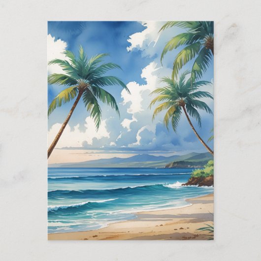  stijl Hawaiiaanse reizen Aloha van Hawaï Feestdagenkaart (Voorkant)