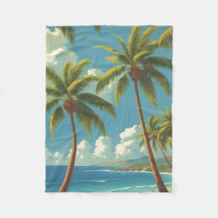  stijl Hawaiiaanse reizen Aloha van Hawaï Fleece Deken