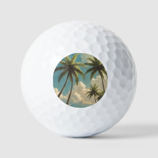 stijl Hawaiiaanse reizen Aloha van Hawaï Golfballen (Voorkant)