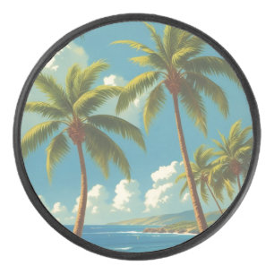  stijl Hawaiiaanse reizen Aloha van Hawaï Hockey Puck