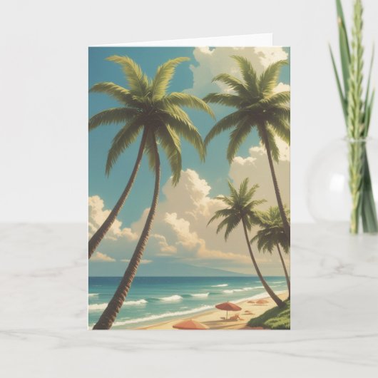  stijl Hawaiiaanse reizen Aloha van Hawaï Kaart (Voorkant)