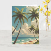  stijl Hawaiiaanse reizen Aloha van Hawaï Kaart (Gele Bloem)