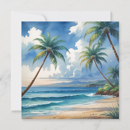 stijl Hawaiiaanse reizen Aloha van Hawaï Kaart (Voorkant)