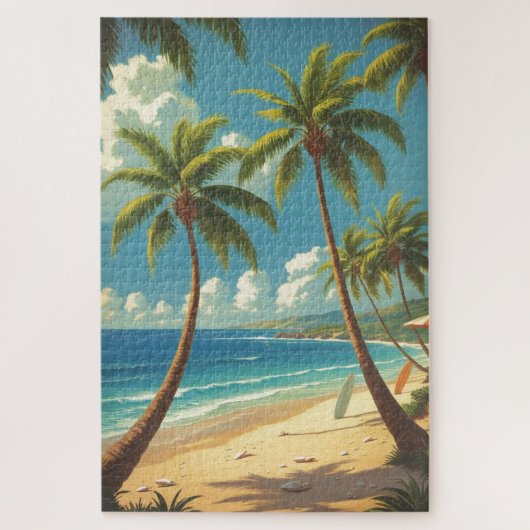stijl Hawaiiaanse reizen Aloha van Hawaï Legpuzzel (Verticaal)