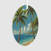  stijl Hawaiiaanse reizen Aloha van Hawaï Ornament (voorkant)