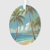  stijl Hawaiiaanse reizen Aloha van Hawaï Ornament (voorkant)