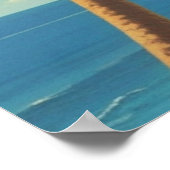  stijl Hawaiiaanse reizen Aloha van Hawaï Poster (Hoek)