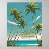  stijl Hawaiiaanse reizen Aloha van Hawaï Poster (Voorkant)