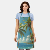 stijl Hawaiiaanse reizen Aloha van Hawaï Schort (Gedragen)