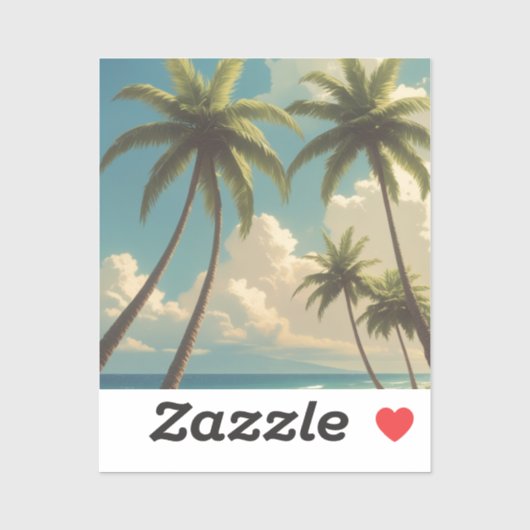 stijl Hawaiiaanse reizen Aloha van Hawaï Sticker (Vel)