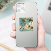 stijl Hawaiiaanse reizen Aloha van Hawaï Sticker (Telefoon)