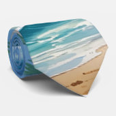  stijl Hawaiiaanse reizen Aloha van Hawaï Stropdas (Opgerold)