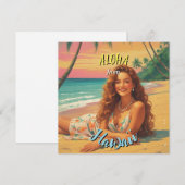  stijl Hawaiian Travel Aloha Hawaii Kaart (Voorkant / Achterkant)