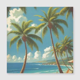  stijl Hawaiian Travel Aloha Magnetische Kaart
