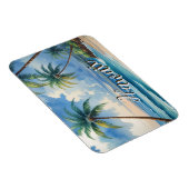  stijl Hawaiian Travel Coast Blue Zee Magneet (Rechterzijde)