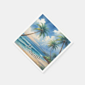  stijl Hawaiian Travel Coast Blue Zee Servet (Hoek)
