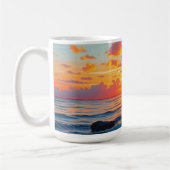 stijl Hawaiian Travel Coast Zee Sunset Koffiemok (Links)