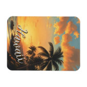 stijl Hawaiian Travel Coast Zee Sunset Magneet (Horizontaal)